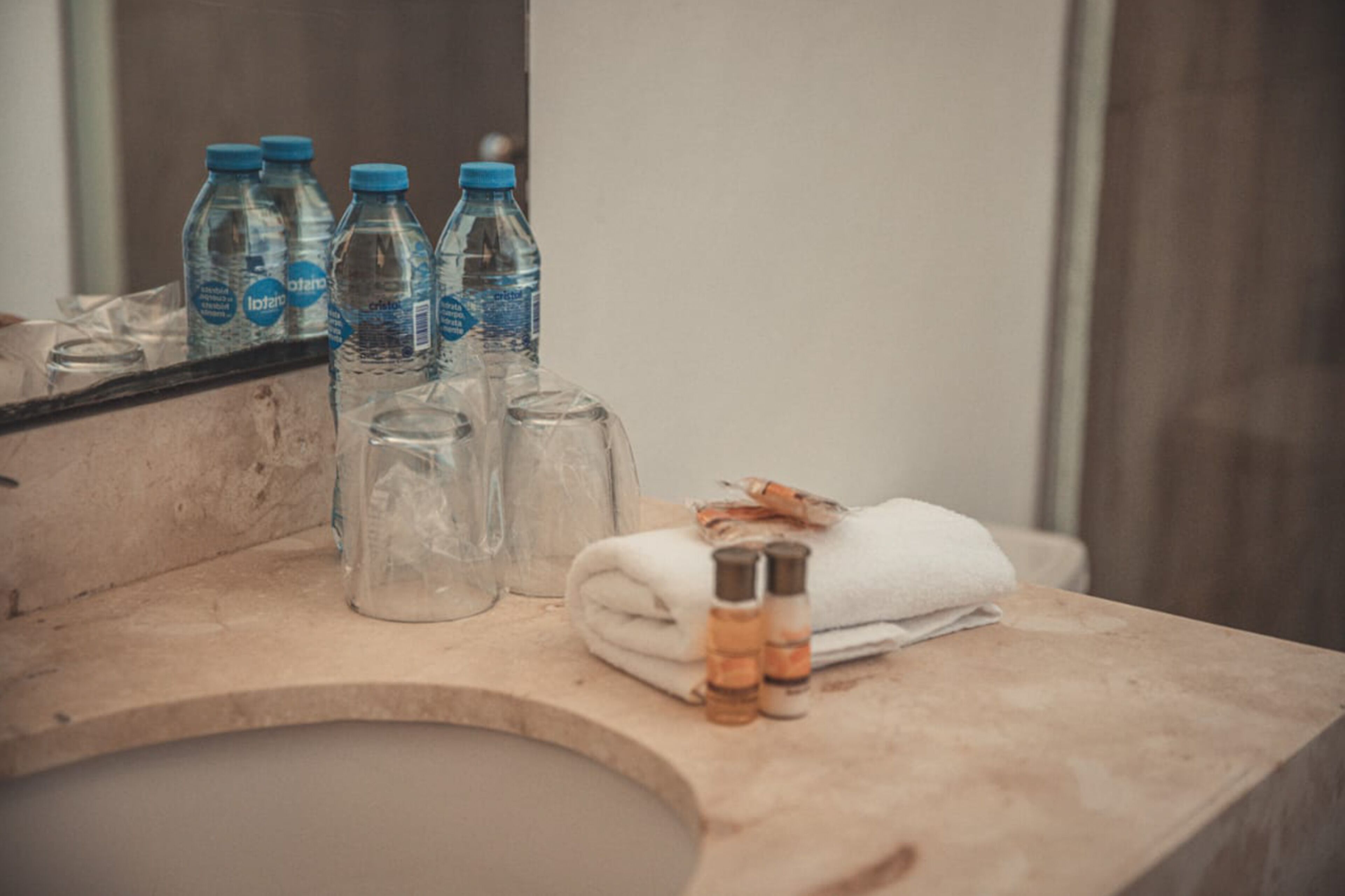 shower, rainfall showerhead, towels, soap