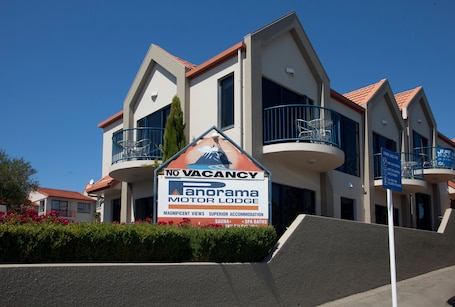 Fassade der Unterkunft. Panorama Motor Lodge