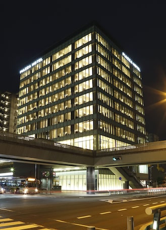 Front of property - evening/night. Piazza Hotel Nara