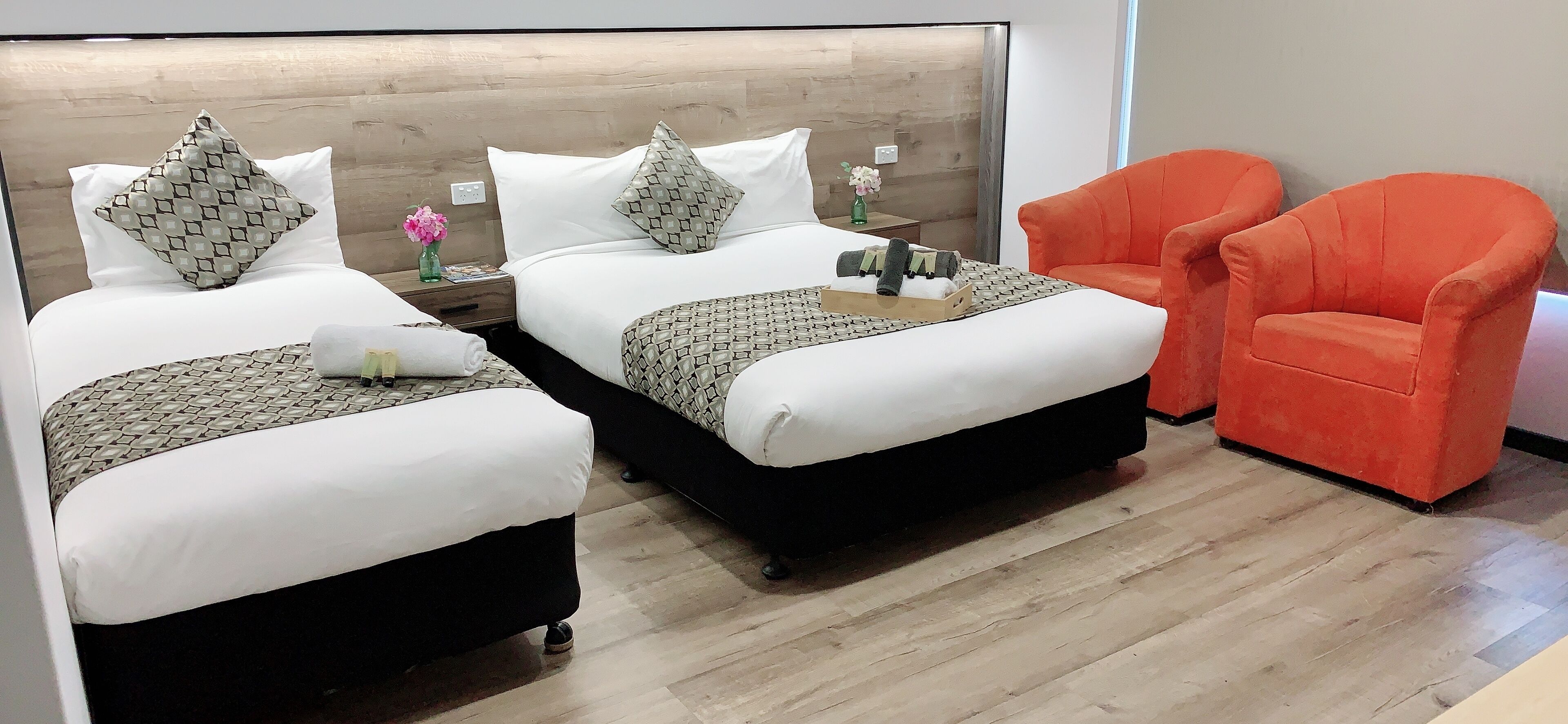 Deluxe Twin Room | Desk, laptop workspace, iron/ironing board, free WiFi