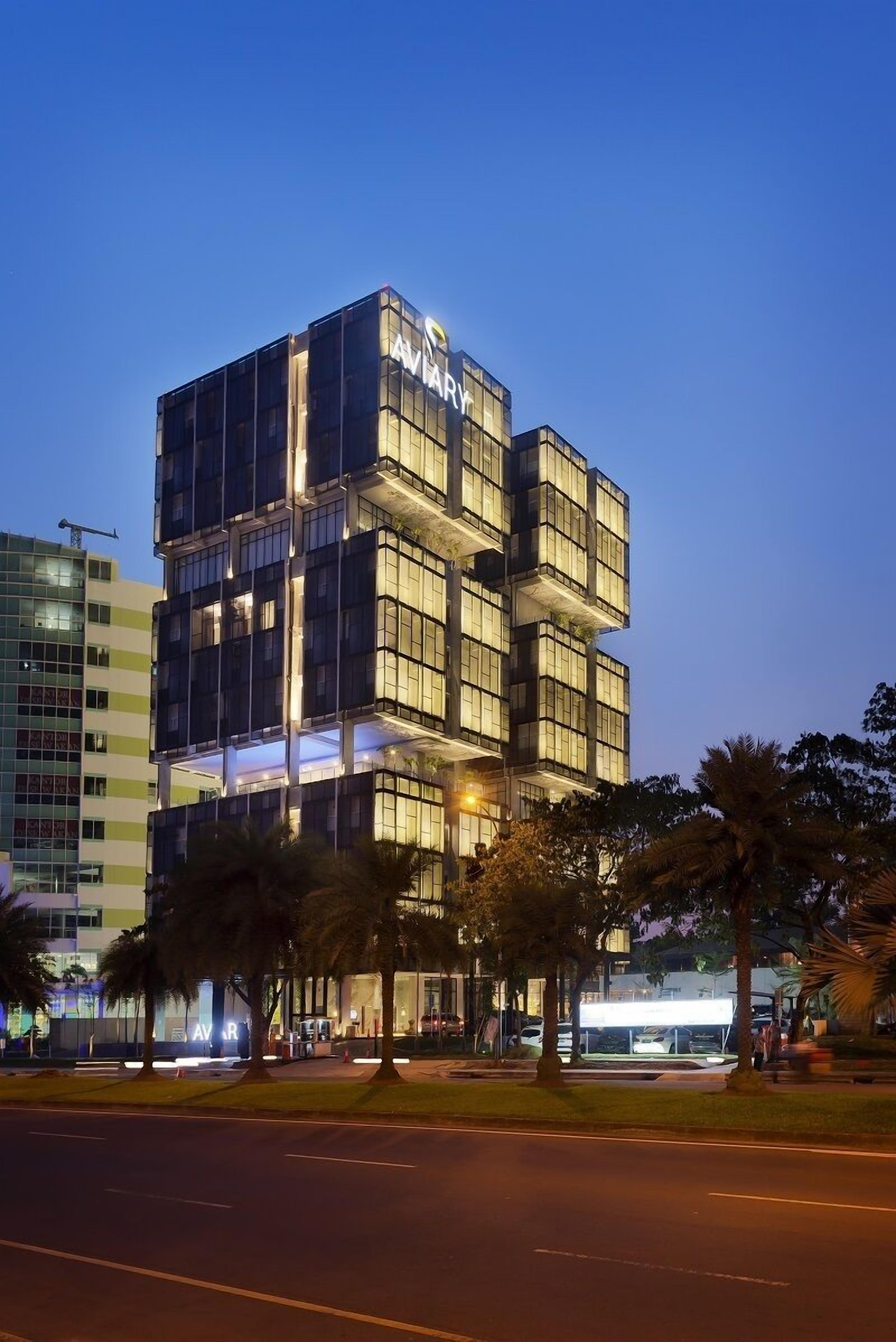 front of property – evening/night