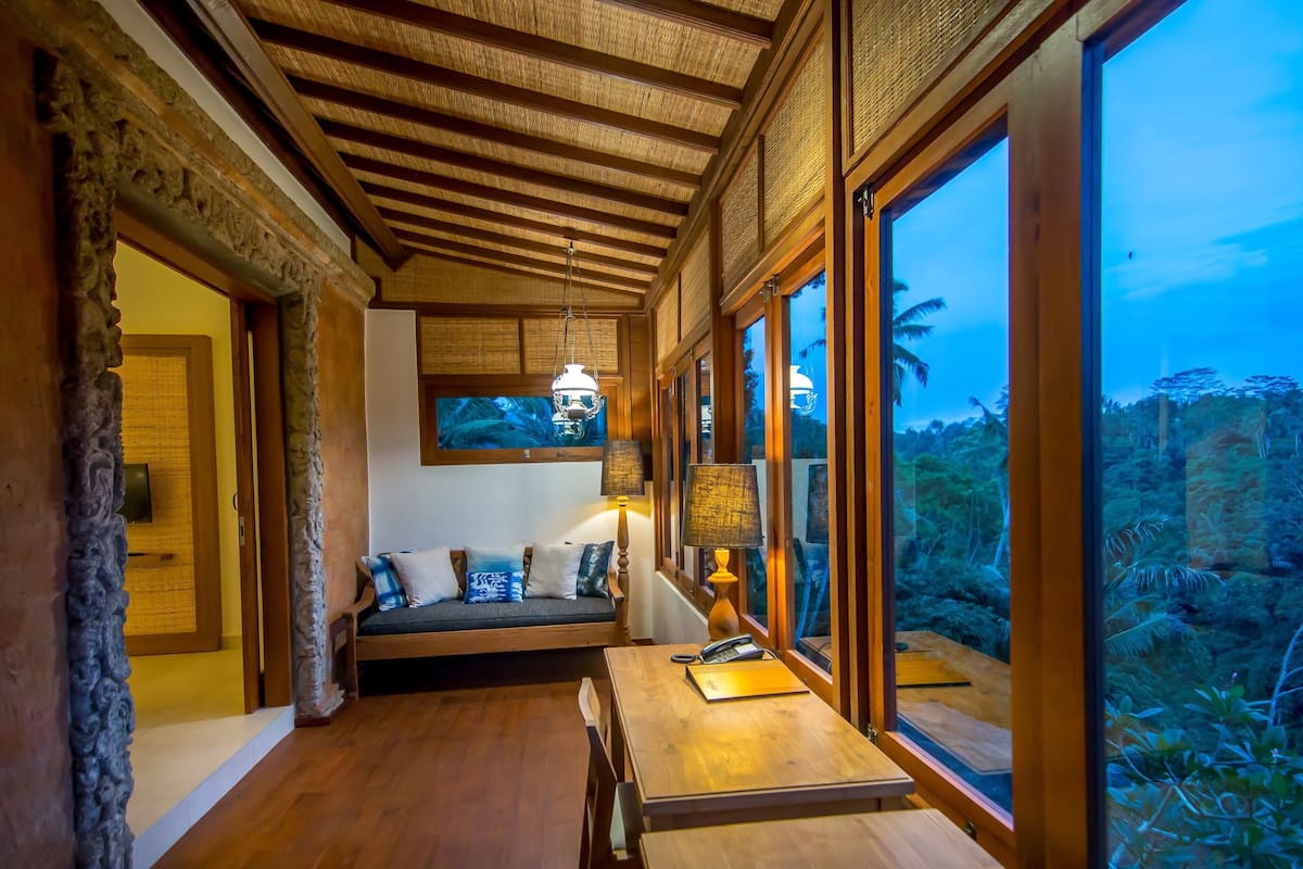 Suite, 1 Bedroom, Private Pool | Living area | LED TV
