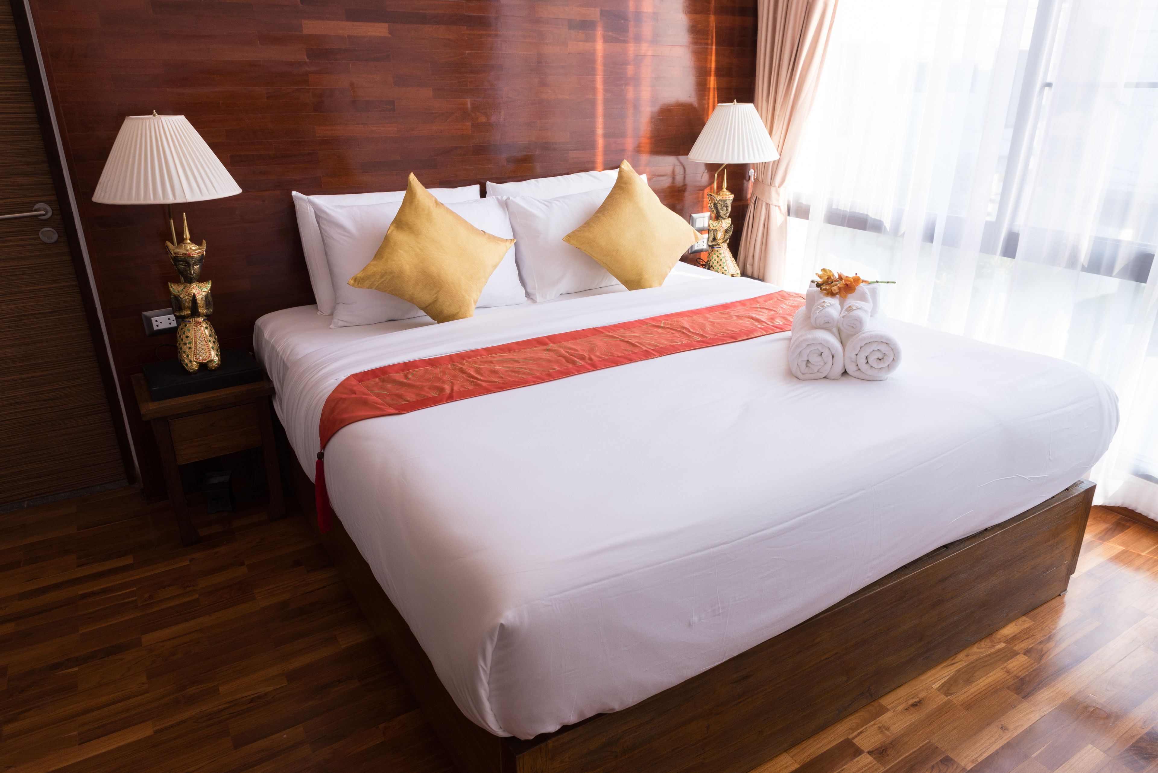 Stórt Deluxe-einbýlishús - 3 svefnherbergi | Míníbar, öryggishólf í herbergi, sérhannaðar innréttingar