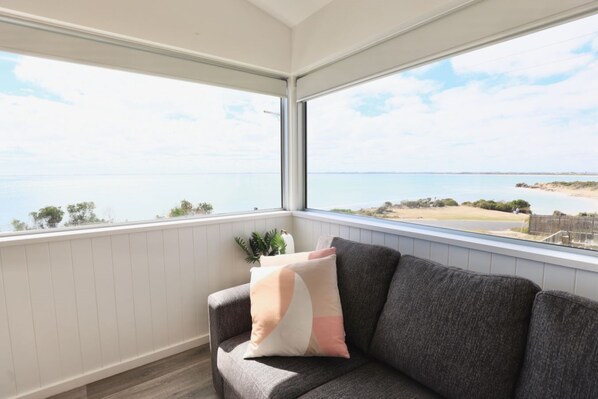 Vue sur la plage/l’océan