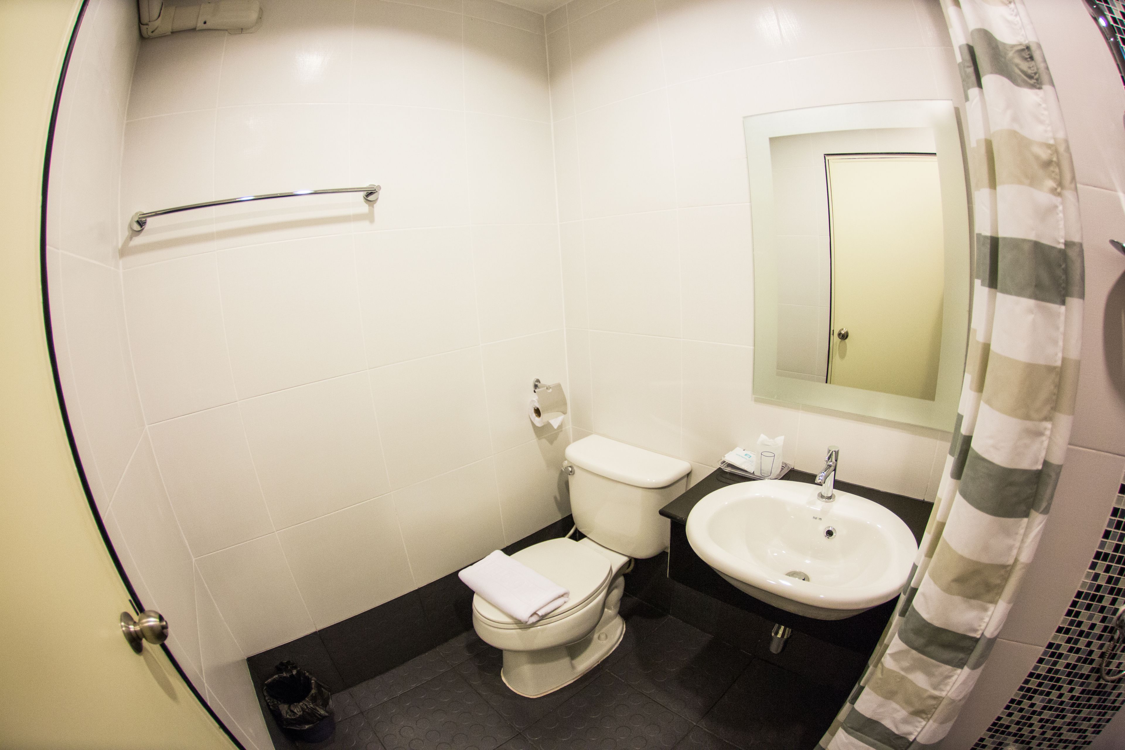 standard double room, 1 king bed | bathroom | shower, free toiletries, hair dryer, towels