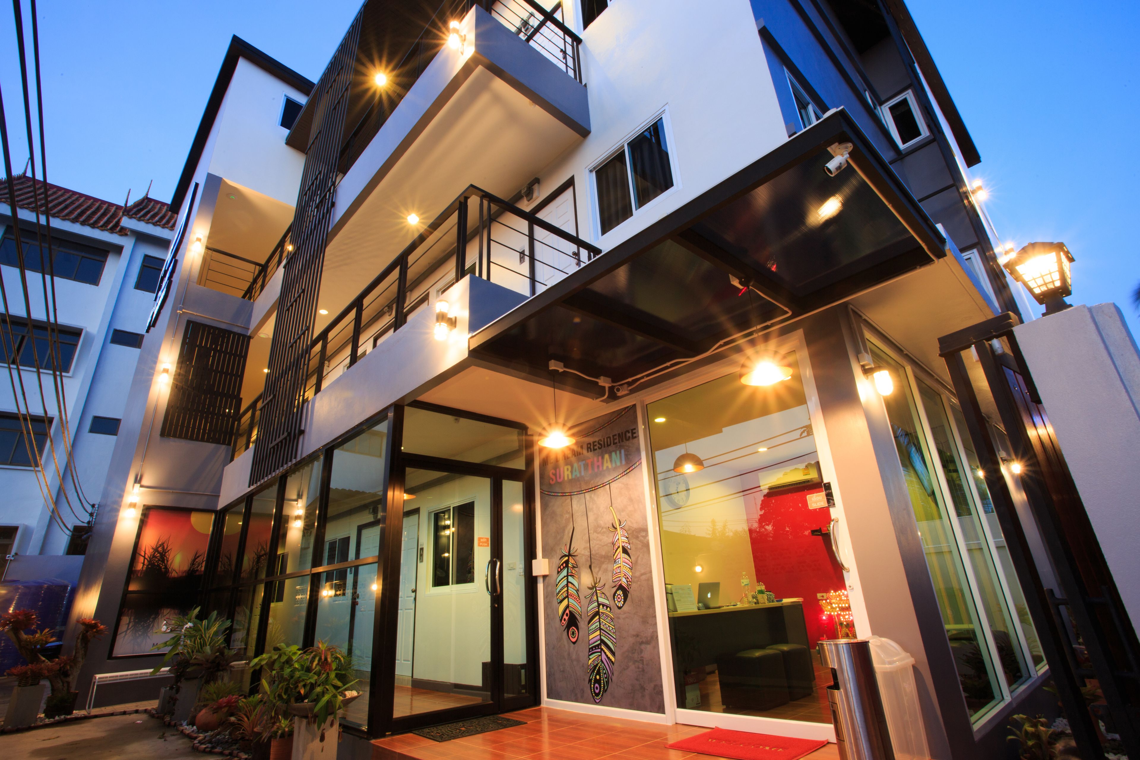 Front of property - evening/night