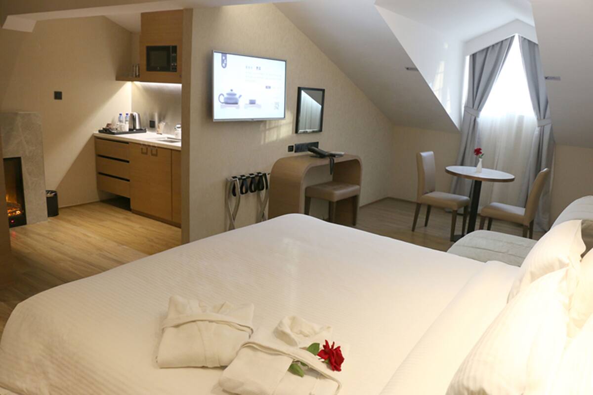 Literie de qualité supérieure, minibar, coffres-forts dans les chambres
