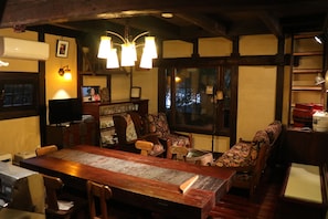Luxury Villa, 2 Bedrooms, Garden View (MikuraAnnex) | Living area | Flat-screen TV - Guest House Dohei (Kamakura)