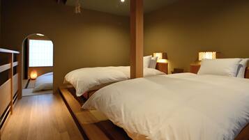 Kyoto Machiya Entire House | Premium bedding, down comforters, laptop workspace, free WiFi