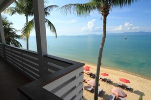 Blick von der Unterkunft