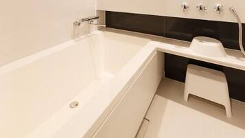 Free toiletries, hair dryer, slippers, electronic bidet