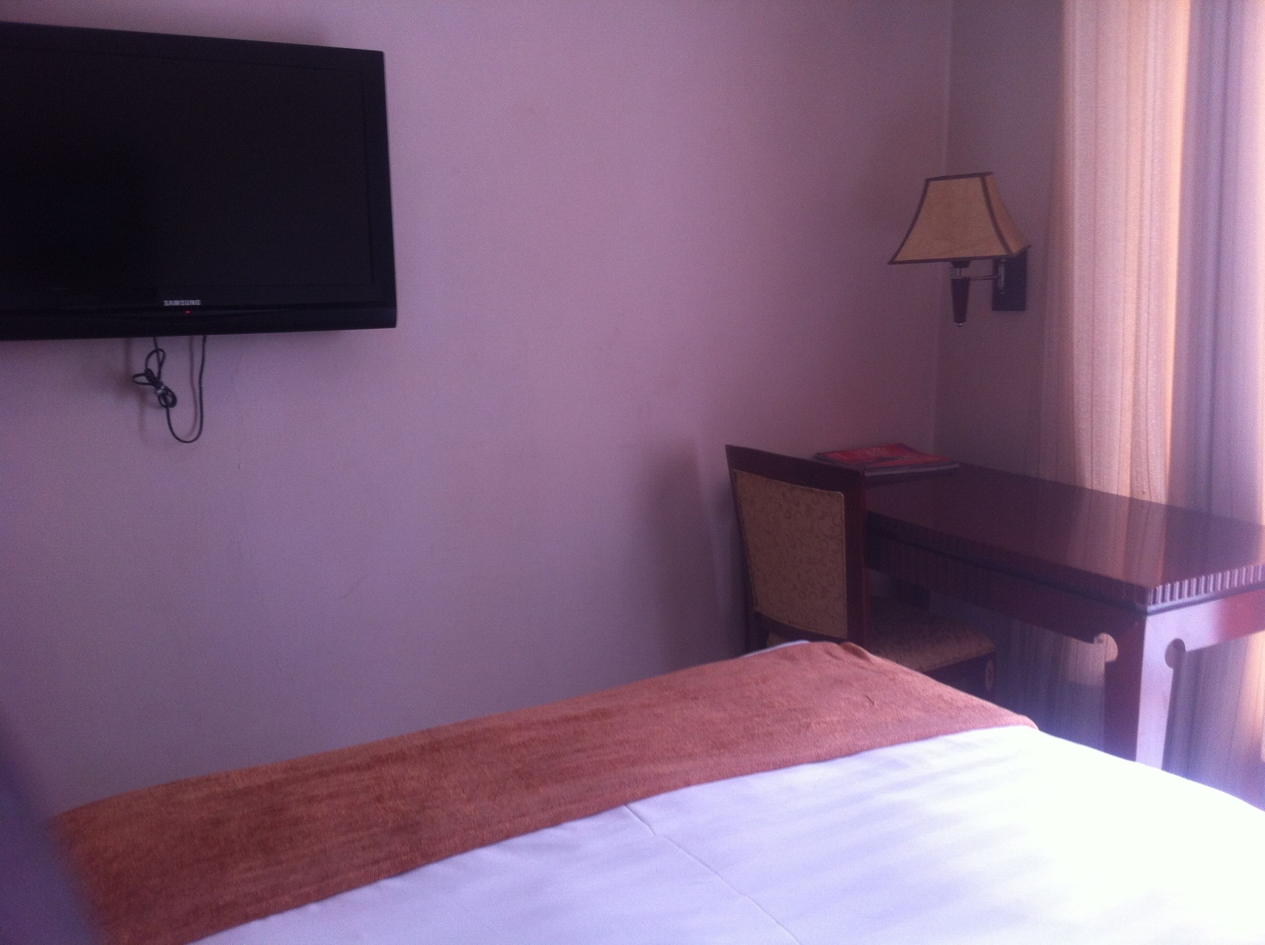 standard double room, garden view | room amenity