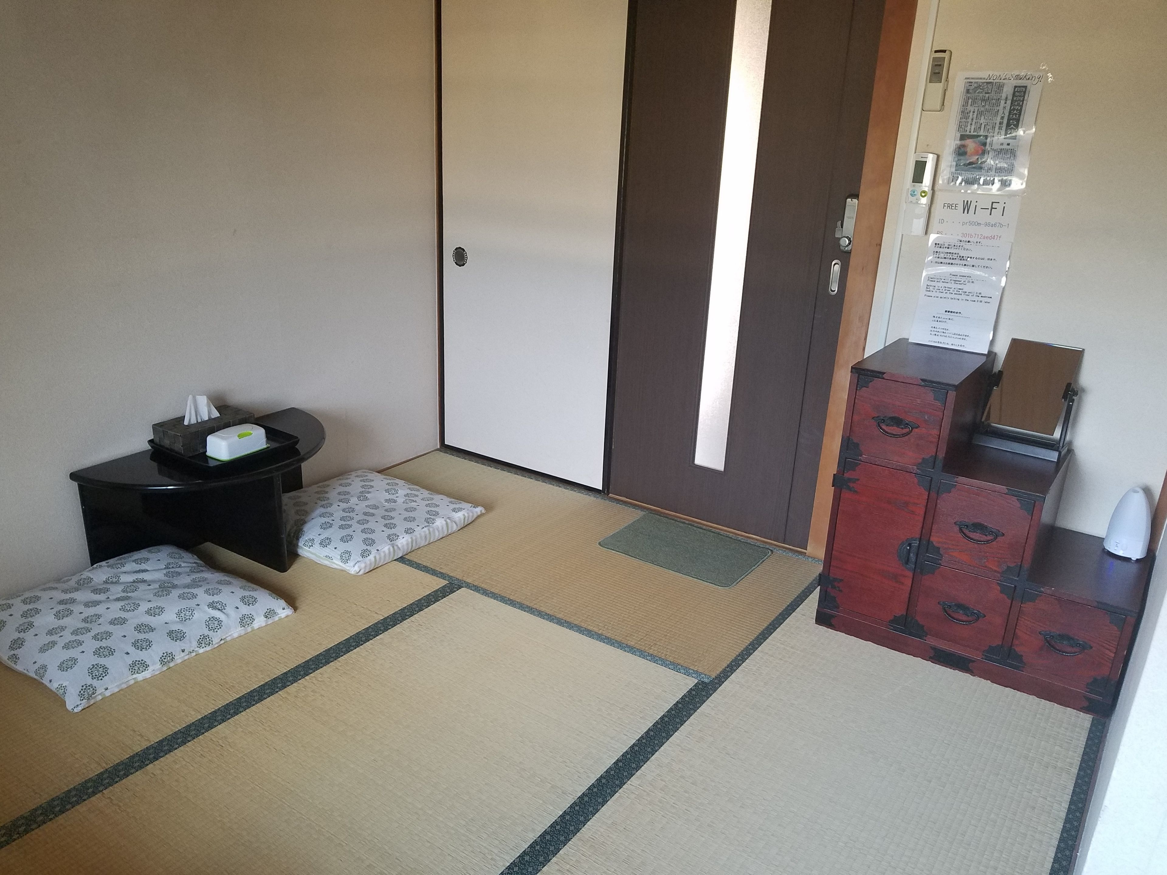 Twin Room, Women only, Balcony | Individually decorated, blackout curtains, free WiFi