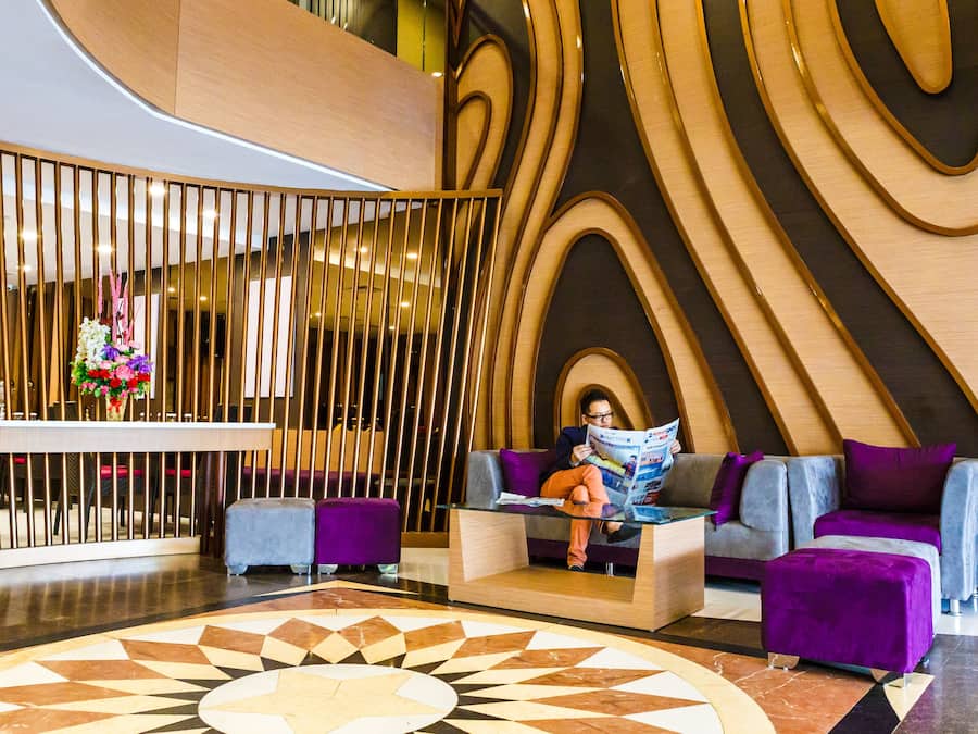 Lobby sitting area