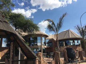 Overnatningsstedets facade