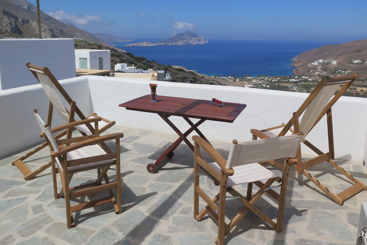 Appartement, 1 slaapkamer (Arkesini) | Terras