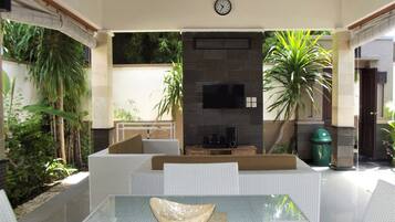 Villa, 2 Bedrooms | Living room | LED TV
