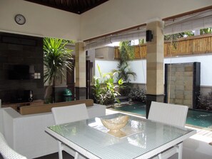 Villa, 2 Bedrooms | Living room | LED TV