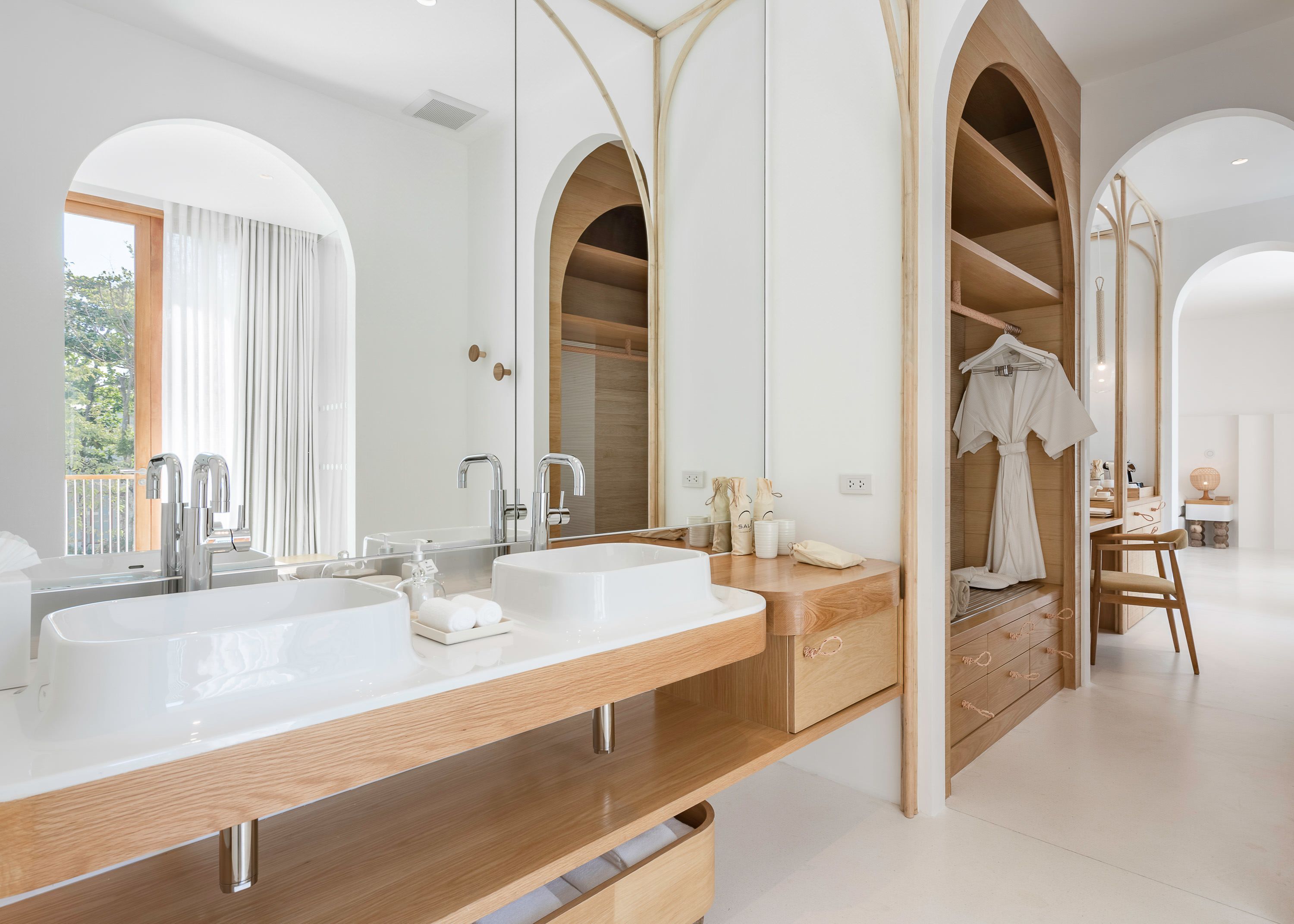 garden two bedroom family & friends grand villa | premium bedding, minibar, in-room safe, desk