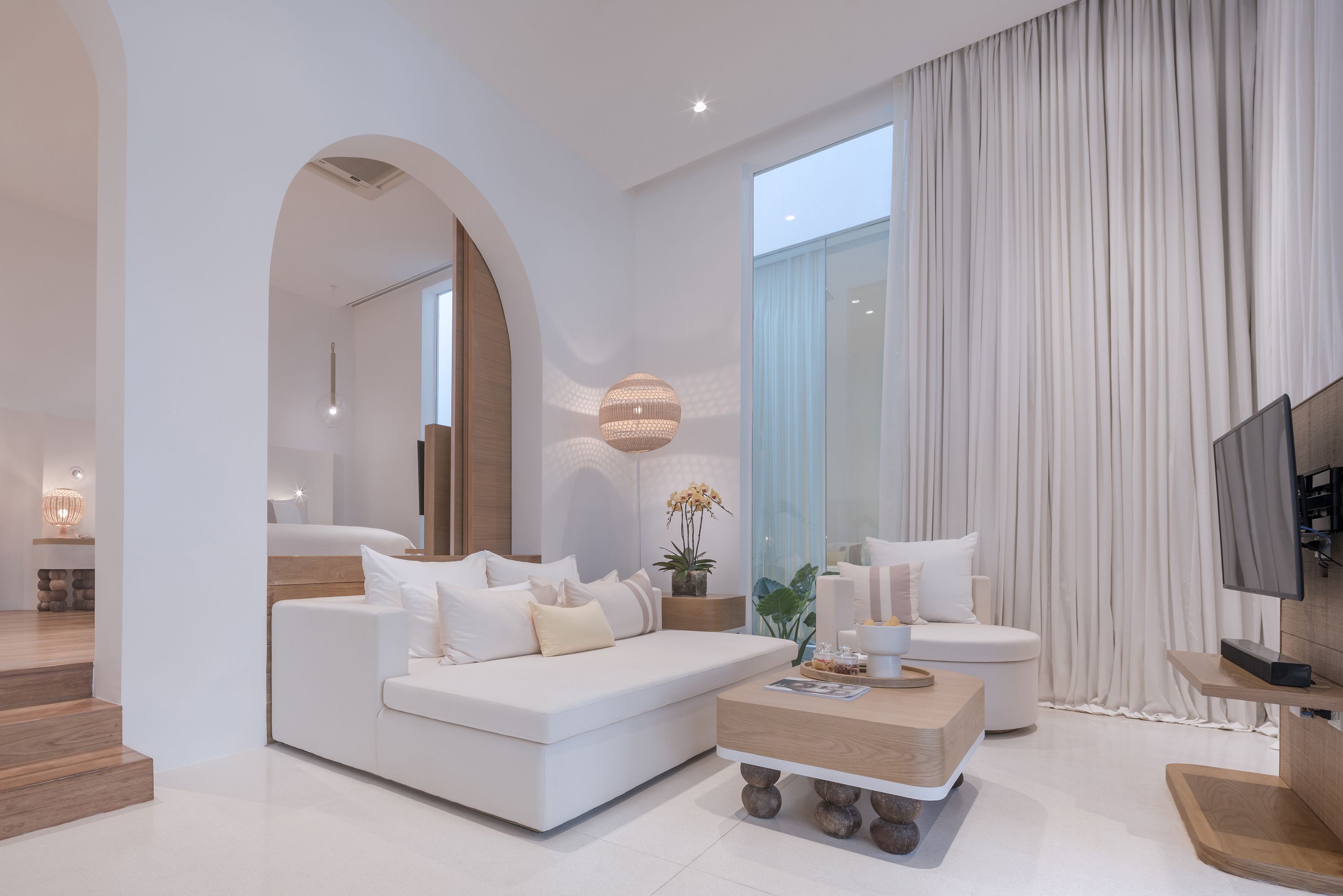 sala signature villa one | premium bedding, minibar, in-room safe, desk