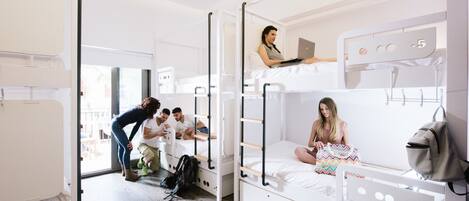 Shared Dormitory, Shared Bathroom (6 Beds) | Soundproofing, free WiFi, bed sheets