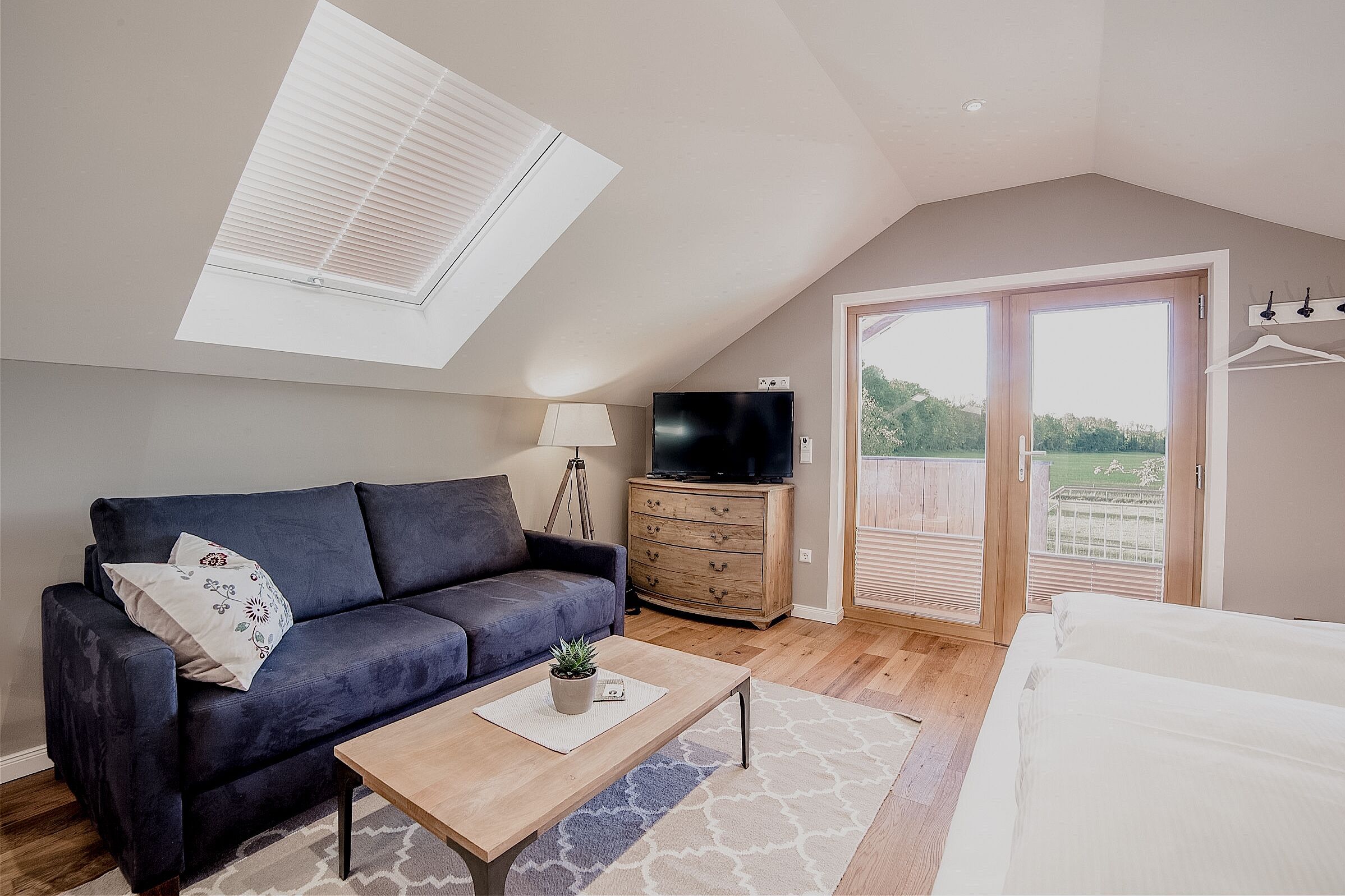 apartment, balcony | living area | flat-screen tv