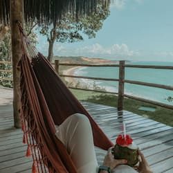 Superior Chalet, Sea View | Terrace/patio