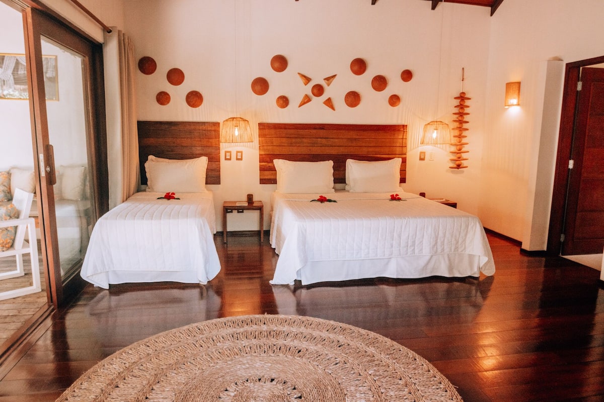 superior triple room, accessible, garden view | 1 bedroom, in-room safe, blackout curtains, soundproofing