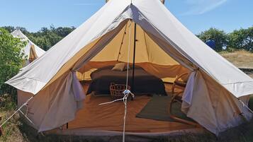 Comfort Tent | Langsir/tirai gelap terus, Wi-fi percuma, cadar katil