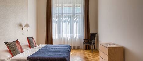 apartman, 2 hálószobával | Prémium ágynemű, széf a szobában és vasaló/vasalódeszka