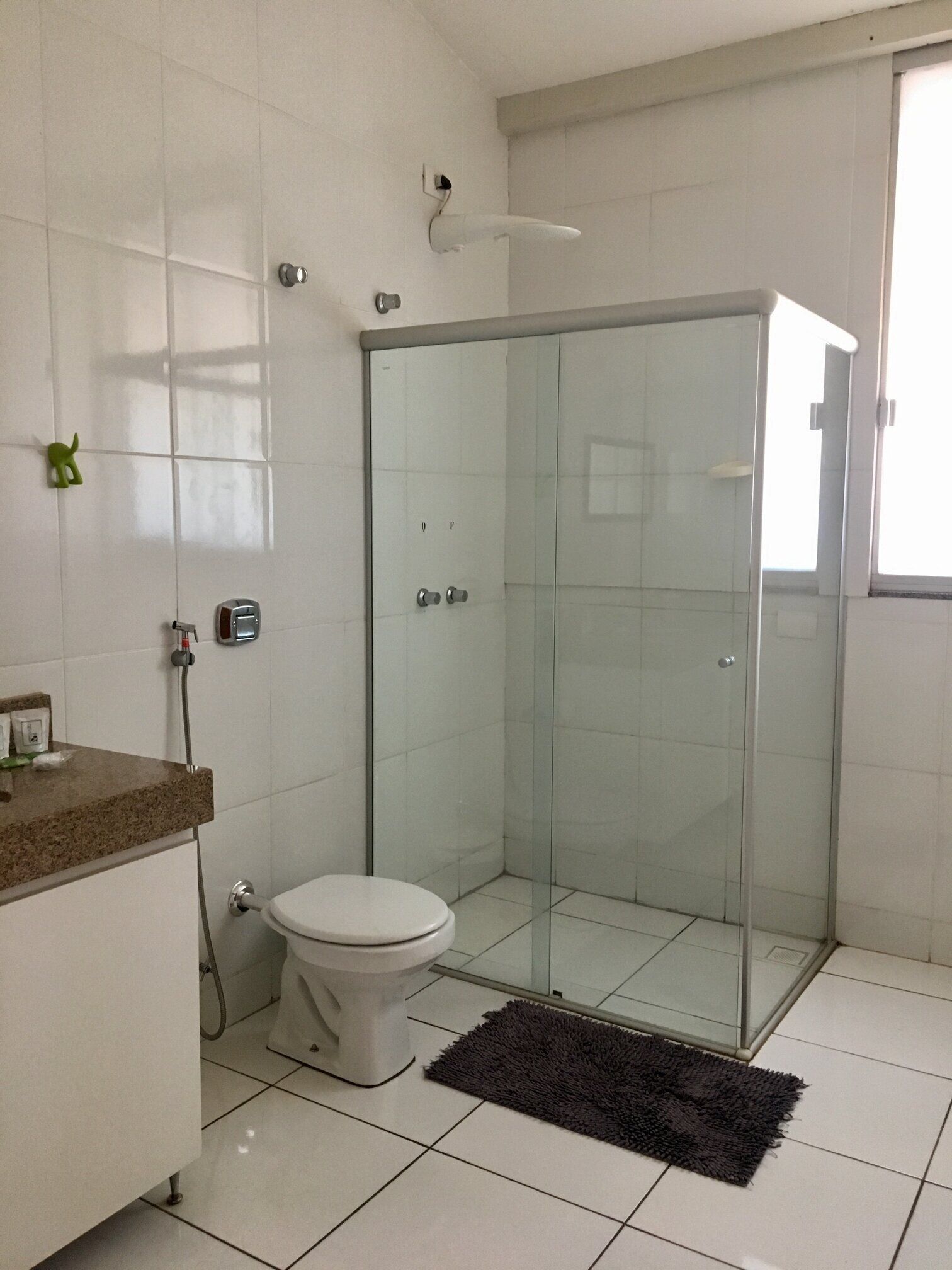 free toiletries, hair dryer, towels