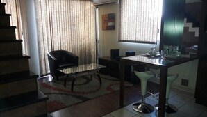 Standard Apartment | Living area - Miraflores Apartment (Santiago)