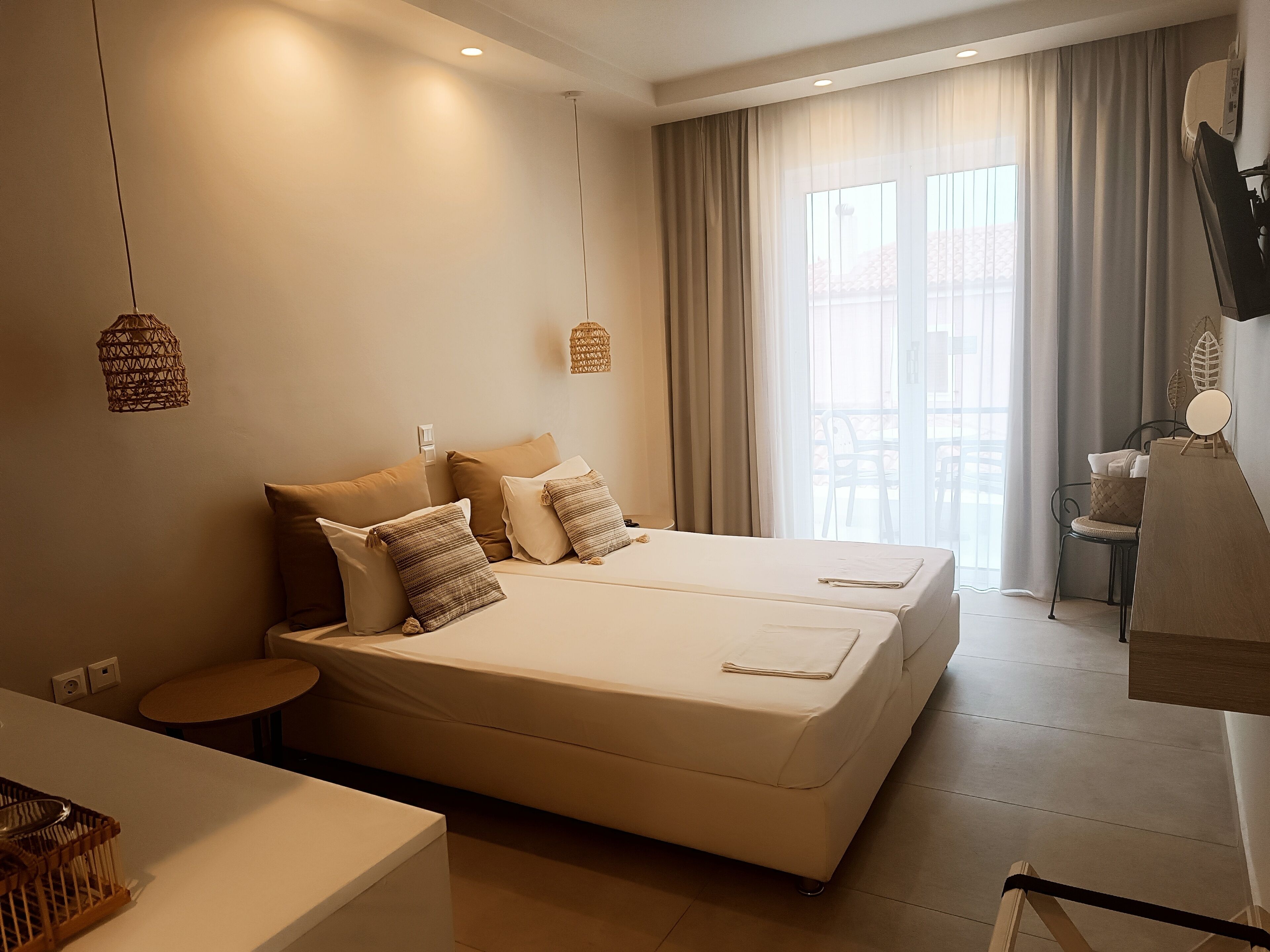 Double or Twin Room, Balcony | Blackout drapes, iron/ironing board, free cribs/infant beds, free WiFi