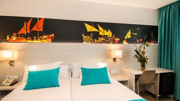 Double Room | Premium bedding, minibar, in-room safe, desk