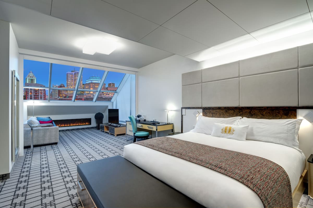 Premium bedding, memory foam beds, minibar, in-room safe