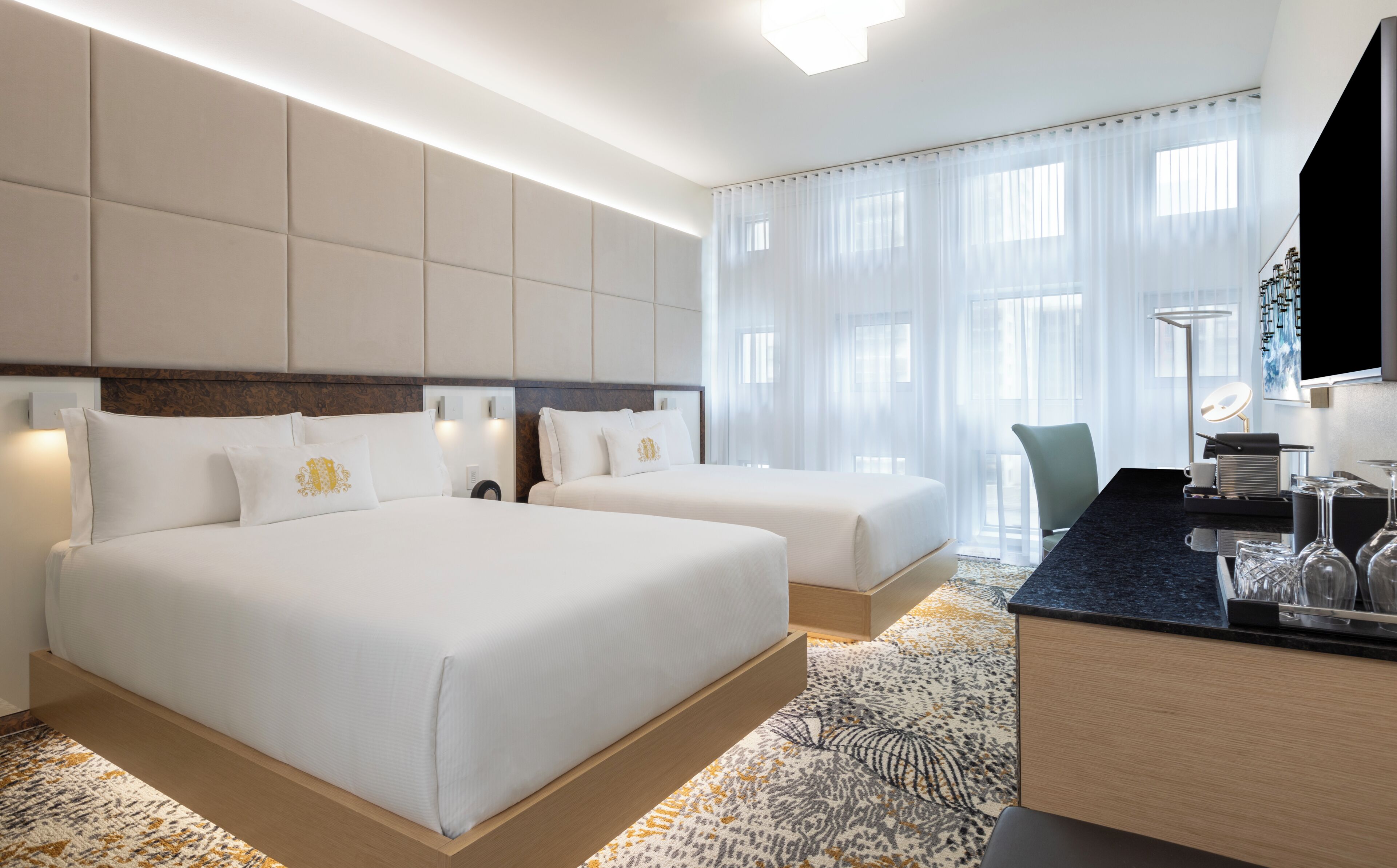 Deluxe Two Queen | Premium bedding, memory foam beds, minibar, in-room safe