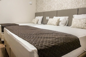 Minibar, desk, blackout drapes, free WiFi