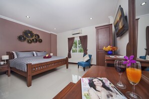 舒适别墅, 多间卧室 | 1 多间卧室、高档床上用品、客房内保险箱、熨斗/熨衣板