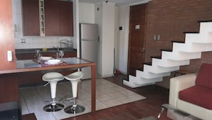 Living area - Plaza Apartment (Santiago)