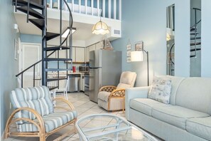 Condo, 1 Bedroom | Living area | TV, DVD player