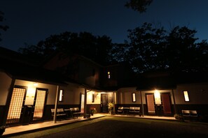 Front of property – evening/night