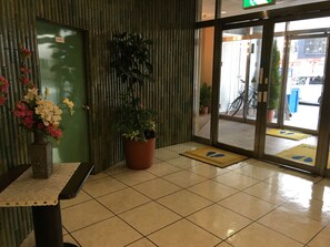 Interior entrance