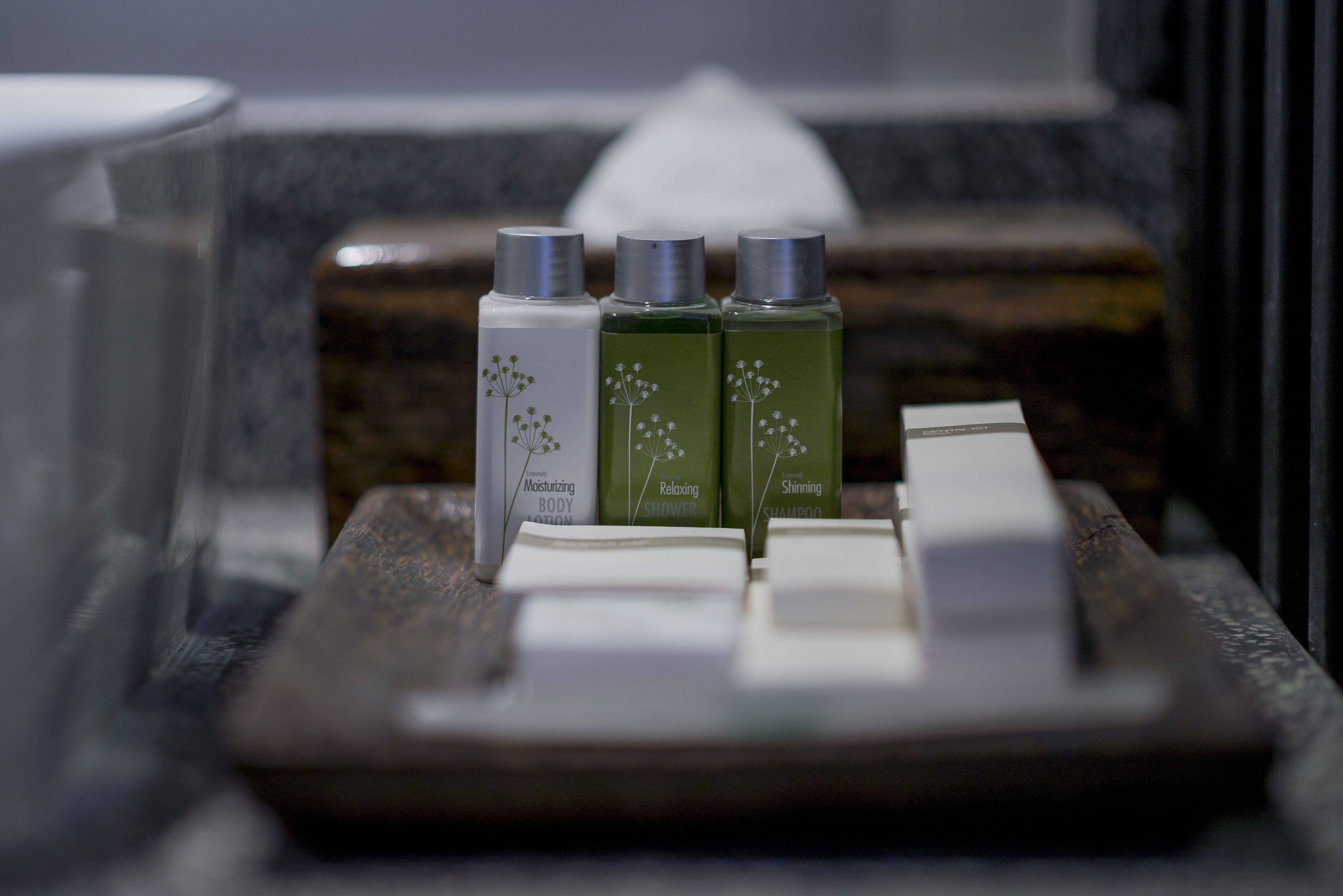 shower, rainfall showerhead, designer toiletries, hair dryer