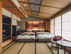 Japanese-style Twin Room , Non Smoking | Down duvets, in-room safe, desk, free WiFi - Tamatsukuri Grand Hotel Choseikaku (Matsue)