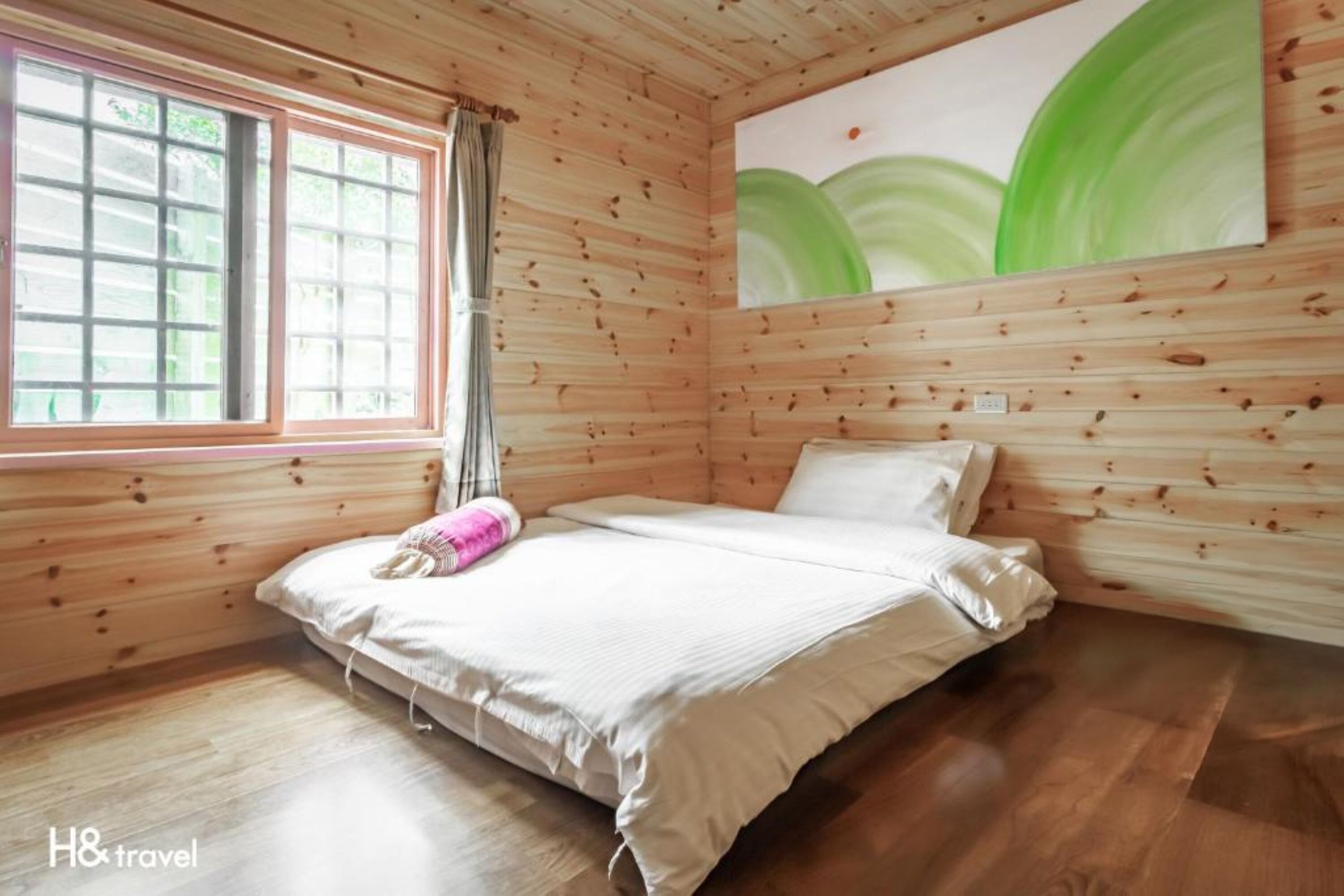 Double Room, Garden Area | Gebar bulu kapas, langsir/tirai gelap terus, Wi-fi percuma 