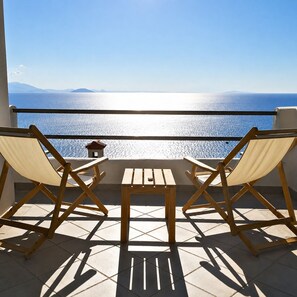 Deluxe Suite, 2 Bedrooms (Sapphire) | View from room - Blue Horizon Suites (North Kynouria)