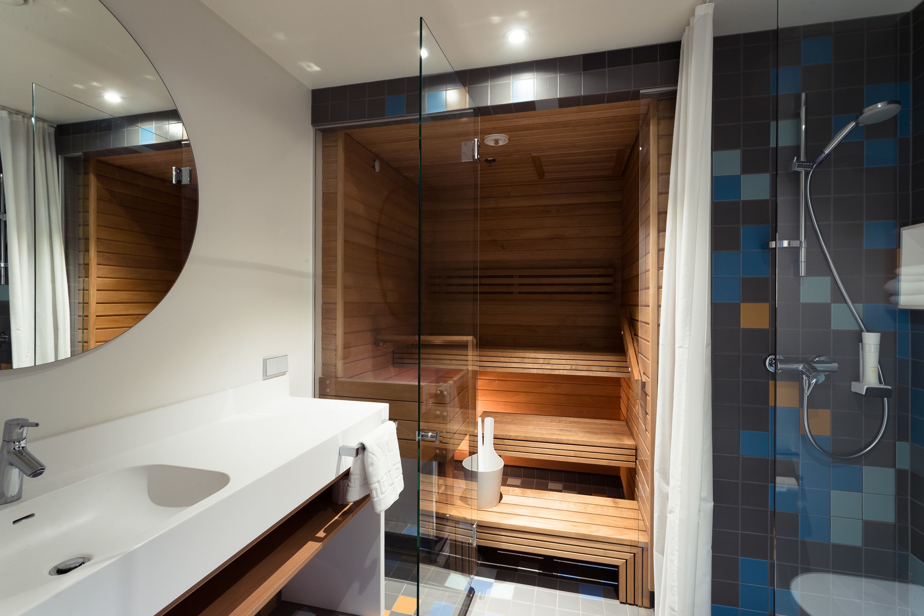 Chambre Supérieure, sauna | Salle de bain