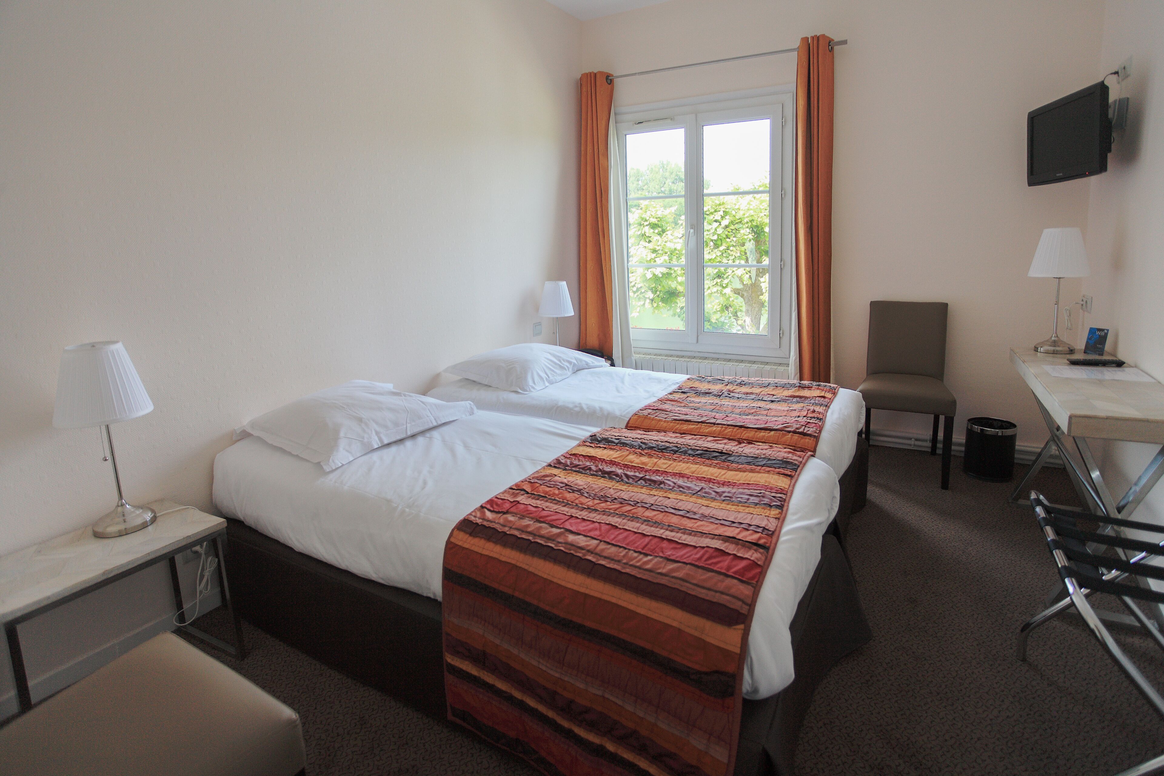 superior double or twin room | premium bedding, in-room safe, desk, free wifi