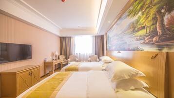 Deluxe Twin kamer | 1 slaapkamer, een minibar, een kluis op de kamer