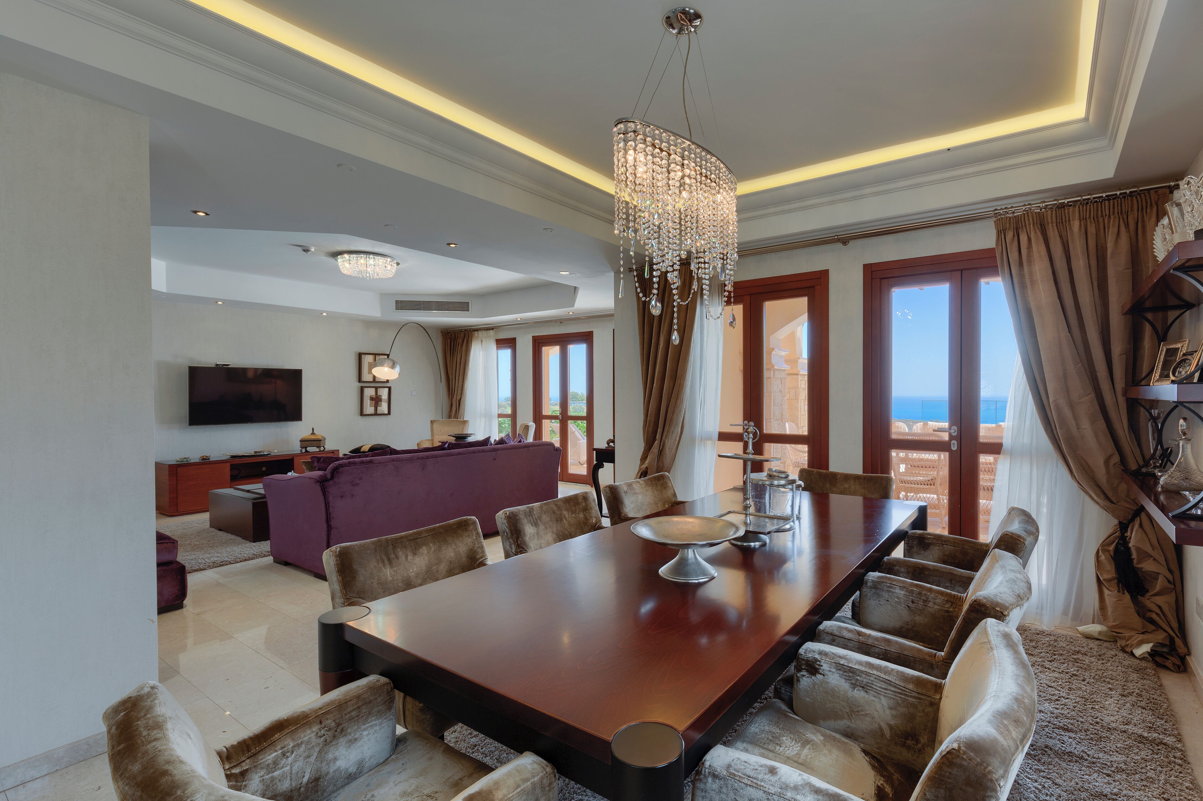 Exclusive Villa, 4 Bedrooms, Private Pool (Poseidon) | Dining room